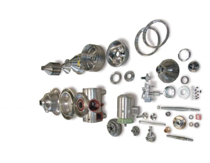disassembled separator